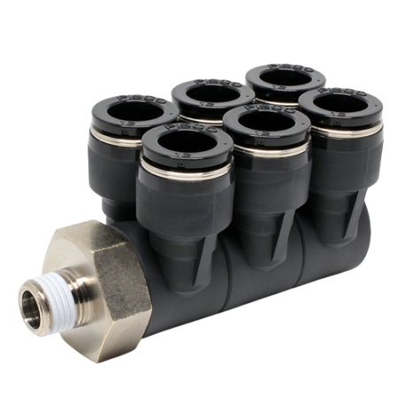Đầu nối khí nén - khớp nối dạng khuỷu tay Pisco 2 tầng 2 nhánh 6 PAT12-02 Đầu nối khí nén - khớp nối dạng khuỷu tay Pisco 2 tầng 2 nhánh 6 PAT12-02
